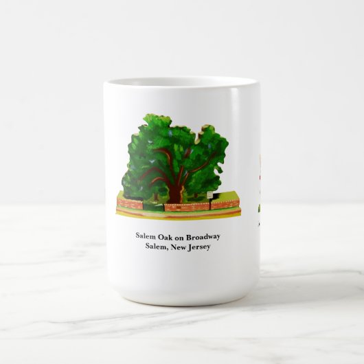 #1 PIERCE REIHEN-SALEM-EICHEN-TASSE KAFFEETASSE (Mittel)