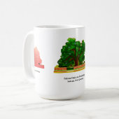 #1 PIERCE REIHEN-SALEM-EICHEN-TASSE KAFFEETASSE (Vorderseite Links)