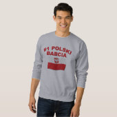 #1 Polski Babcia Sweatshirt (Vorne ganz)