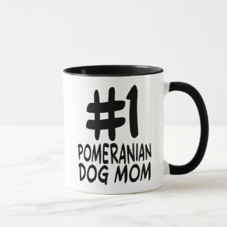 #1 Pomeranian Dog Mom - World's Best Fur Mom Tasse