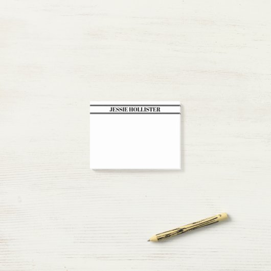1 POST-IT KLEBEZETTEL (Auf Schreibtisch)
