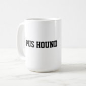 #1 Pus Jagdhund-Tasse Kaffeetasse (Vorderseite Links)