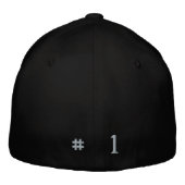 # 1 "Q" von: Opal01 Bestickte Baseballkappe (Rückseite)