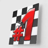 #1 QUADRATISCHE WANDUHR (Winkel)