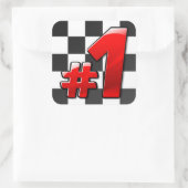 1 QUADRATISCHER AUFKLEBER (Tasche)