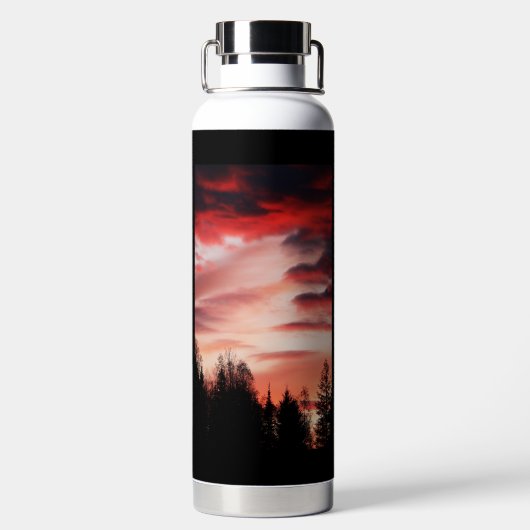 1 Quartwasserflasche Trinkflasche (Rückseite)