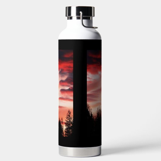 1 Quartwasserflasche Trinkflasche (links)