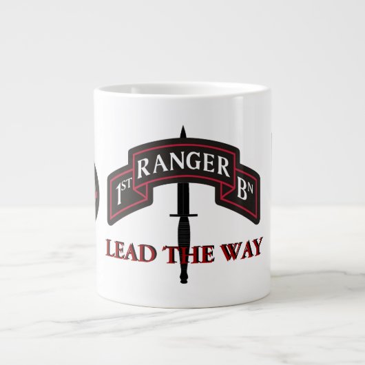 1. RANGER-BATTALION-JUMBO-TASSE Jumbo-Tasse (Vorderseite)