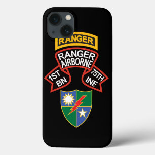 1. Ranger BN, 75. INF, altmodischer Scroll mit Tab Case-Mate iPhone Hülle