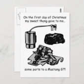 1. Redneck Postkarte (Vorne/Hinten)