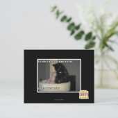 1 Regel, wenn du ein Bett teilen willst Postkarte (Stehend Vorderseite)