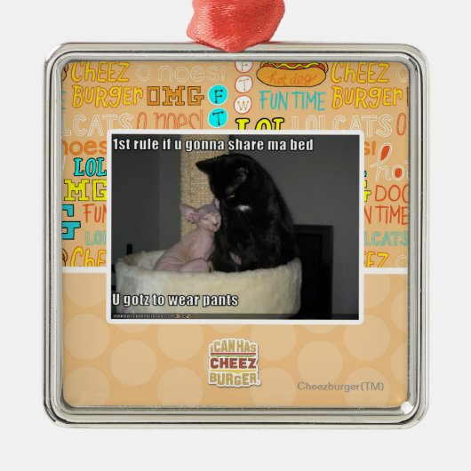 1. Regel wenn u, das geht, MA-Bett zu teilen Ornament Aus Metall (Vorne)