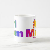 #1 Regenbogen-Doppelt-Seiten-Tasse der Mama-3D Kaffeetasse (Mittel)