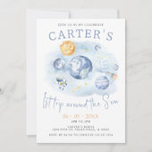 1. Reise durch die Sonnenterrasse der Planeten Geb Einladung (Vorderseite)