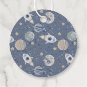 1. Reise Galaxy Junge Geburtstag Vielen Dank Geschenkanhänger (Rückseite)