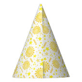 1. Reise um den Sun Birthday Party Hut - Yello Partyhütchen (Rückseite)