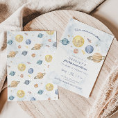 1. Reise um die Sonne zum Geburtstag Einladung