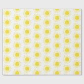 1. Reise um die Sun Birthday Party Geschenk Geschenkpapier (Flach)