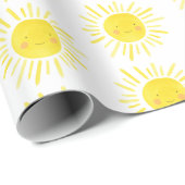 1. Reise um die Sun Birthday Party Geschenk Geschenkpapier (Rolleneckpunkt)