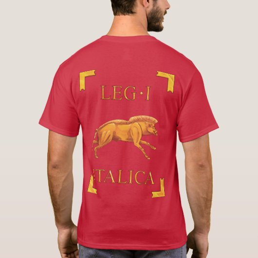 1 römischer Legio I Italica Vexillum T - Shirt (Rückseite)