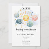 1. Rundgang durch die Wasserfarbe der Sun Pastel 1 Einladung (Vorderseite)