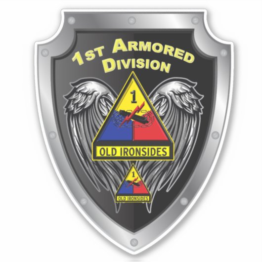 1. Rüstungsabteilung "Alte Ironen" Aufkleber (Vorderseite)