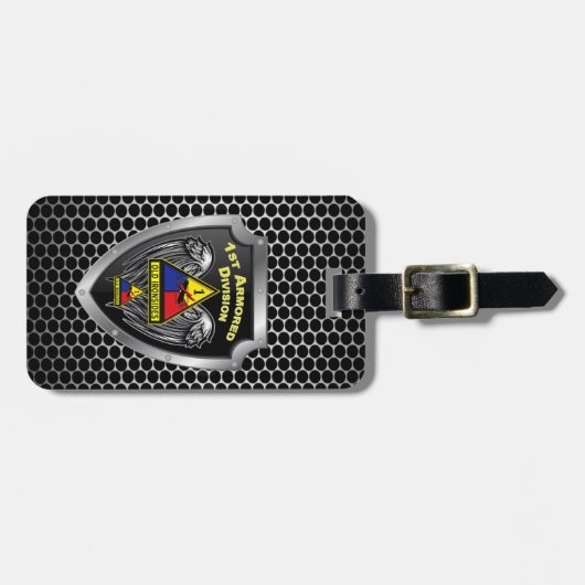 1. Rüstungsabteilung "Alte Ironen" Gepäckanhänger (Vorderseite horizontal)