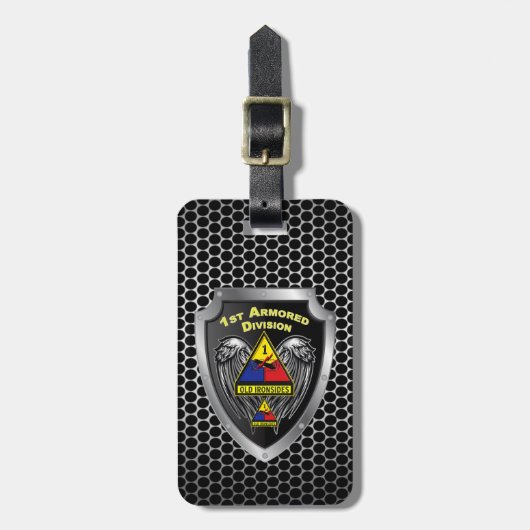 1. Rüstungsabteilung "Alte Ironen" Gepäckanhänger (Vorderseite vertikal)