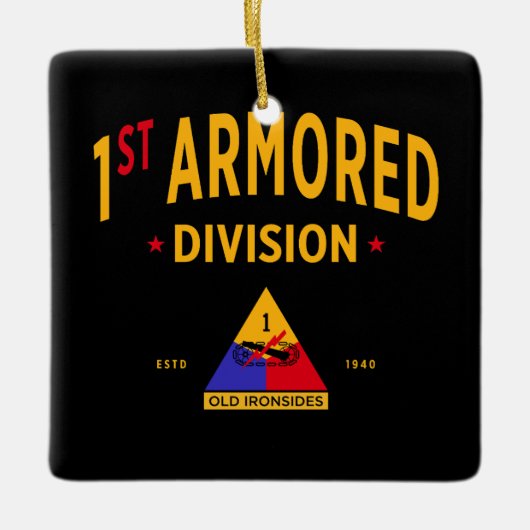 1. Rüstungsabteilung "Alte Ironen" Keramikornament (Vorderseite)