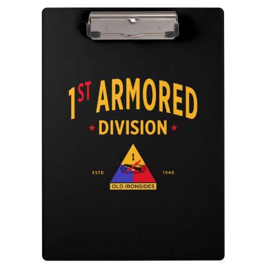 1. Rüstungsabteilung "Alte Ironen" Klemmbrett (Vorderseite)