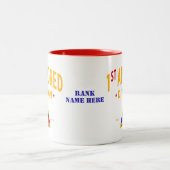 1. Rüstungsabteilung "Alte Ironen" Zweifarbige Tasse (Mittel)