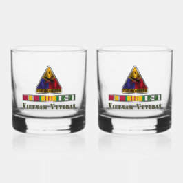 1. Rüstungsabteilung Vietnam Veteran Whiskyglas
