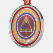 1. Rüstungsabteilung - Weihnachten bewahren Ornament Aus Metall (Links)