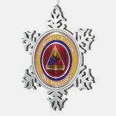 1. Rüstungsabteilung - Weihnachten bewahren Schneeflocken Zinn-Ornament (Rechts)