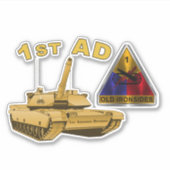 1. Rüstungsbereich Aufkleber (Vorderseite)