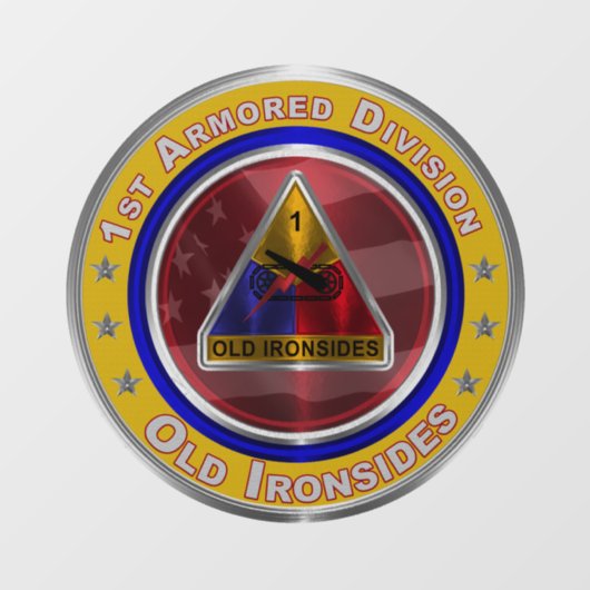 1. Rüstungsbereich Fensteraufkleber (Blatt)