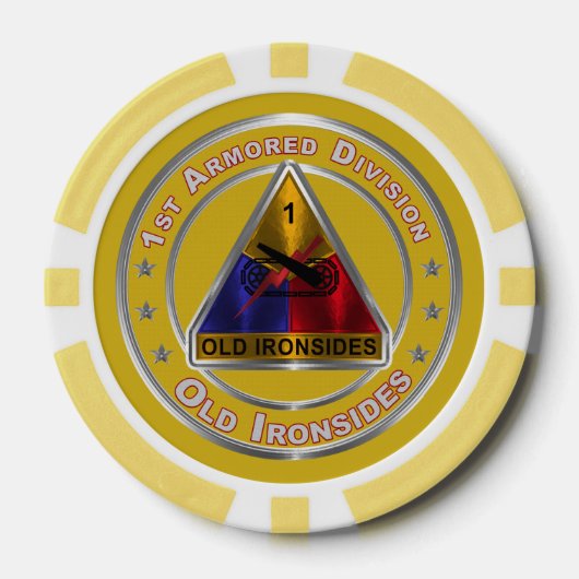 1. Rüstungsbereich Pokerchips (Vorderseite)