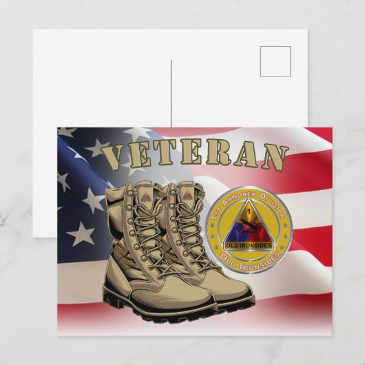 1. Rüstungsbereich Postkarte (Vorne/Hinten)