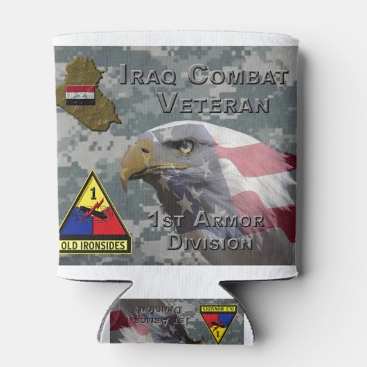 1. Rüstungsdiv Irak-Kampfveteran Dosenkühler (Rückseite)