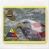 1. Rüstungsdiv Irak-Kampfveteran Mousepad (Vorne)