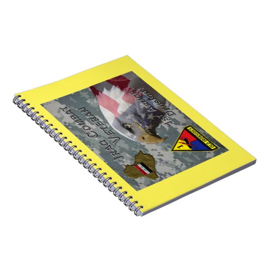 1. Rüstungsdiv Irak-Kampfveteran Notizblock (Rechte Seite)