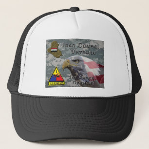1. Rüstungsdiv Irak-Kampfveteran Truckerkappe