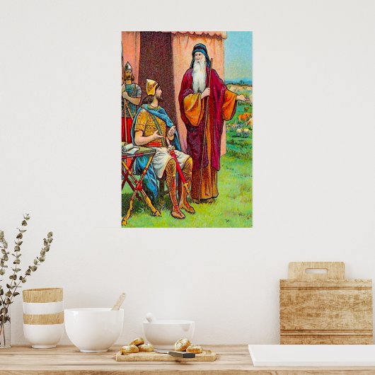 1 Samuel 15:10-35 Saul wird als König abgelehnt Poster (Küche)