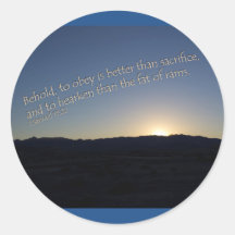 1 Samuel 15:22 Sonnenuntergang