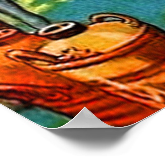 1 Samuel 25 Abigail Frage für Verzeihung Plakat (Ecke)