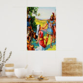 1 Samuel 25 Abigail Frage für Verzeihung Plakat (Küche)