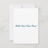 1 Samuel 2:2 KJV Bible Verse Pic Flat Gruß Karte (Rückseite)