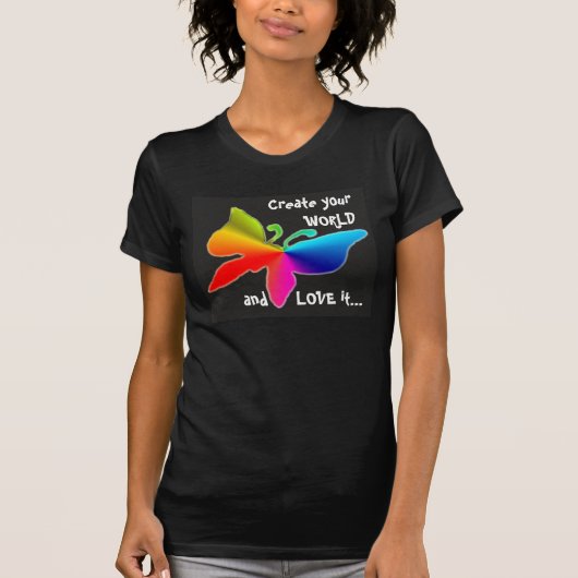 1, schaffen Ihre WELT und LIEBE es… T - Shirt (Vorderseite)