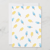 1. Scoop Icecream Thema Geburtstag Einladung (Rückseite)