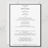 1-Seiten-Programm (zum sofortigen Download verfügb Einladung (Rückseite)